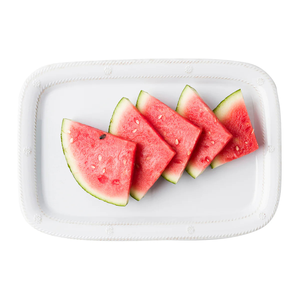 Berry & Thread  Melamine 16" Tray - Whitewash