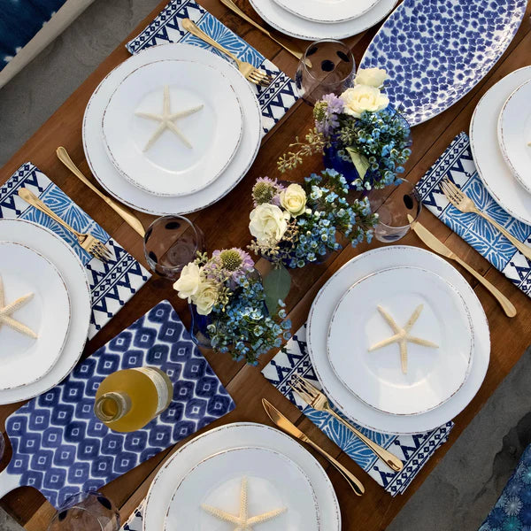 Melamine Lastra White Salad Plate