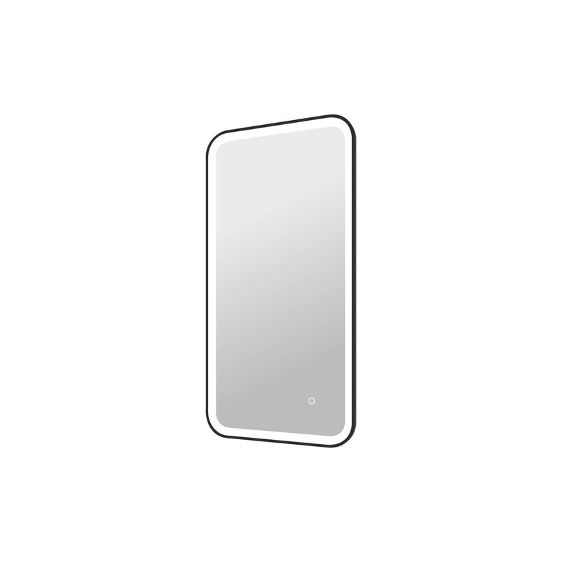 Black Rectangle LED Bathroom Mirror