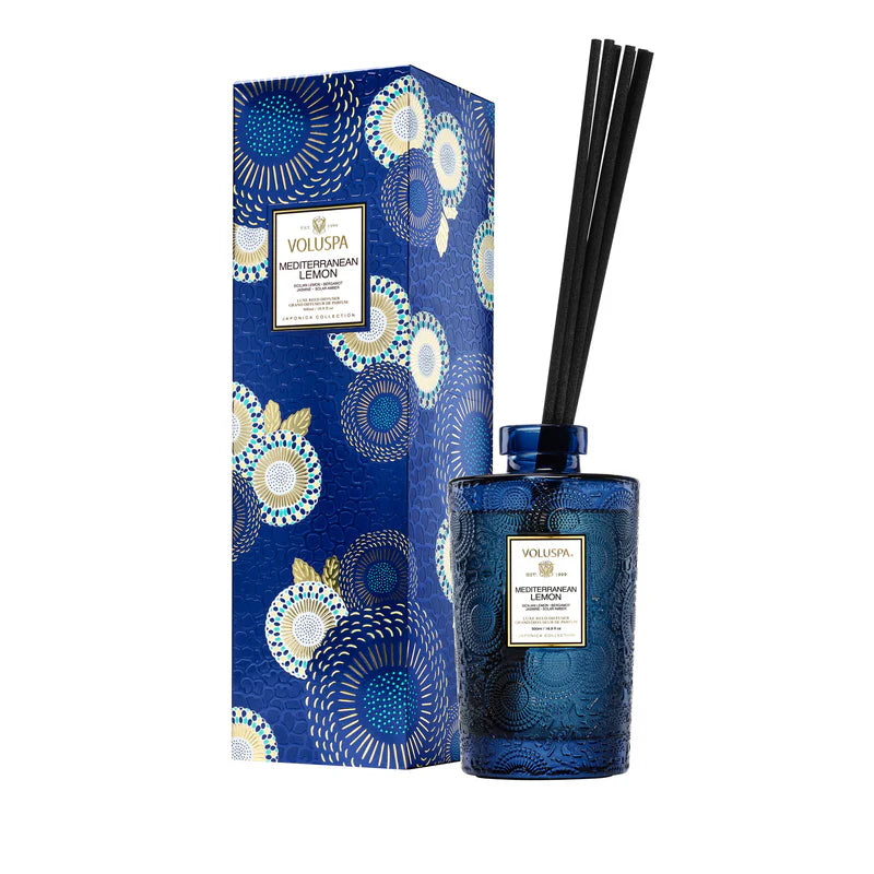 Mediterranean Lemon Luxe Reed Diffuser