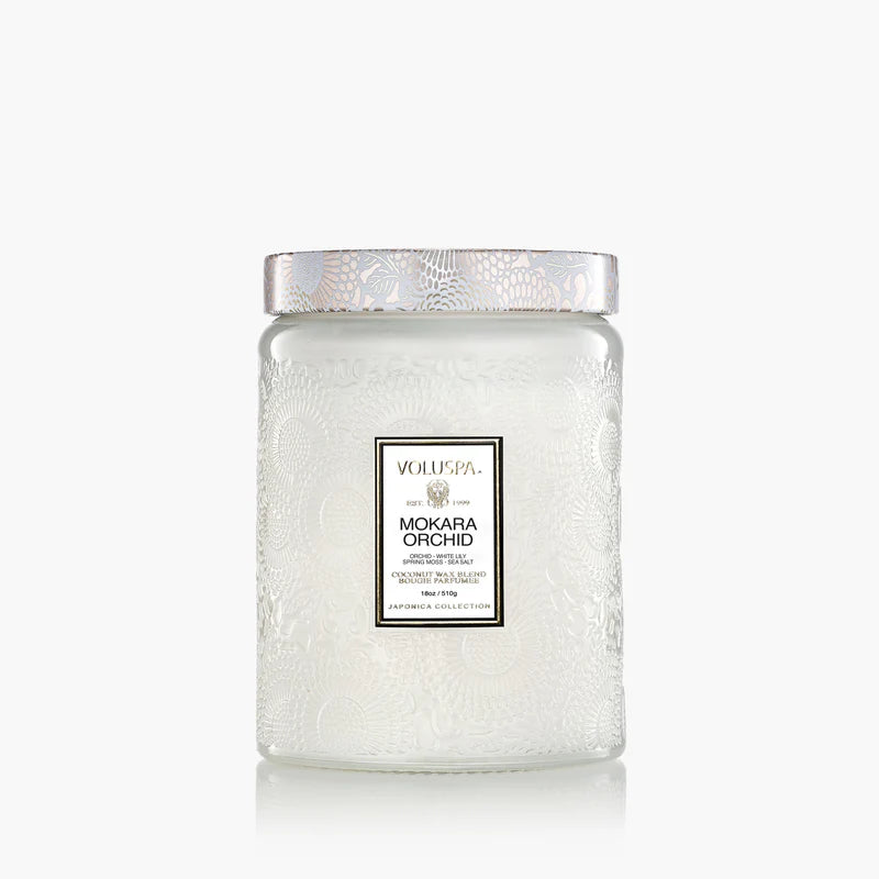 Mokara Orchid Large Jar Candle