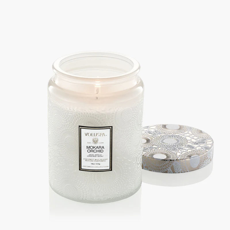 Mokara Orchid Large Jar Candle