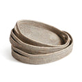 Burma Rattan Oval Serving Trays Set of 3