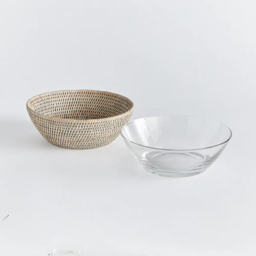 Burma Rattan Serving Bowl