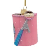 Glass Ice Cream Carton Ornament
