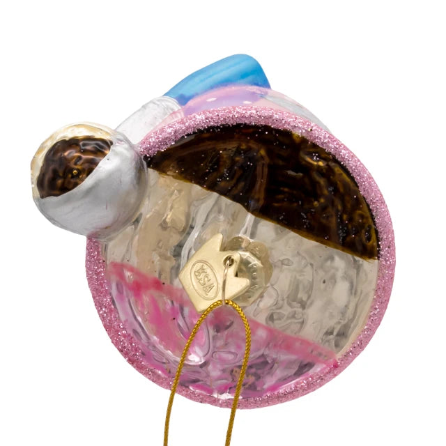 Glass Ice Cream Carton Ornament
