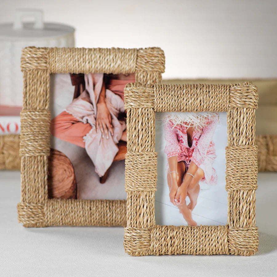 Abaca Rope Photo Frame - 4x6