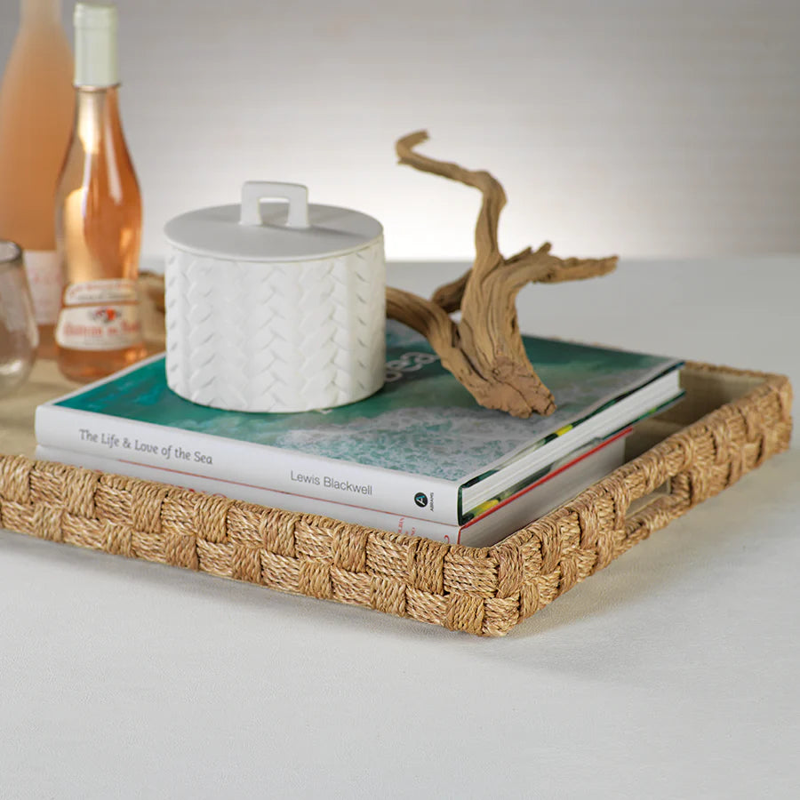 Abaca Rope Serving Tray - Large