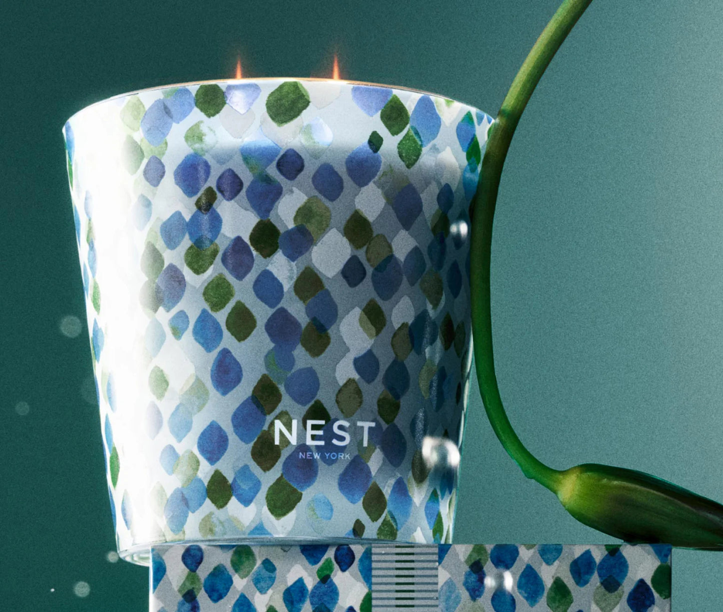 Forest Rain Decorative 3-Wick Candle