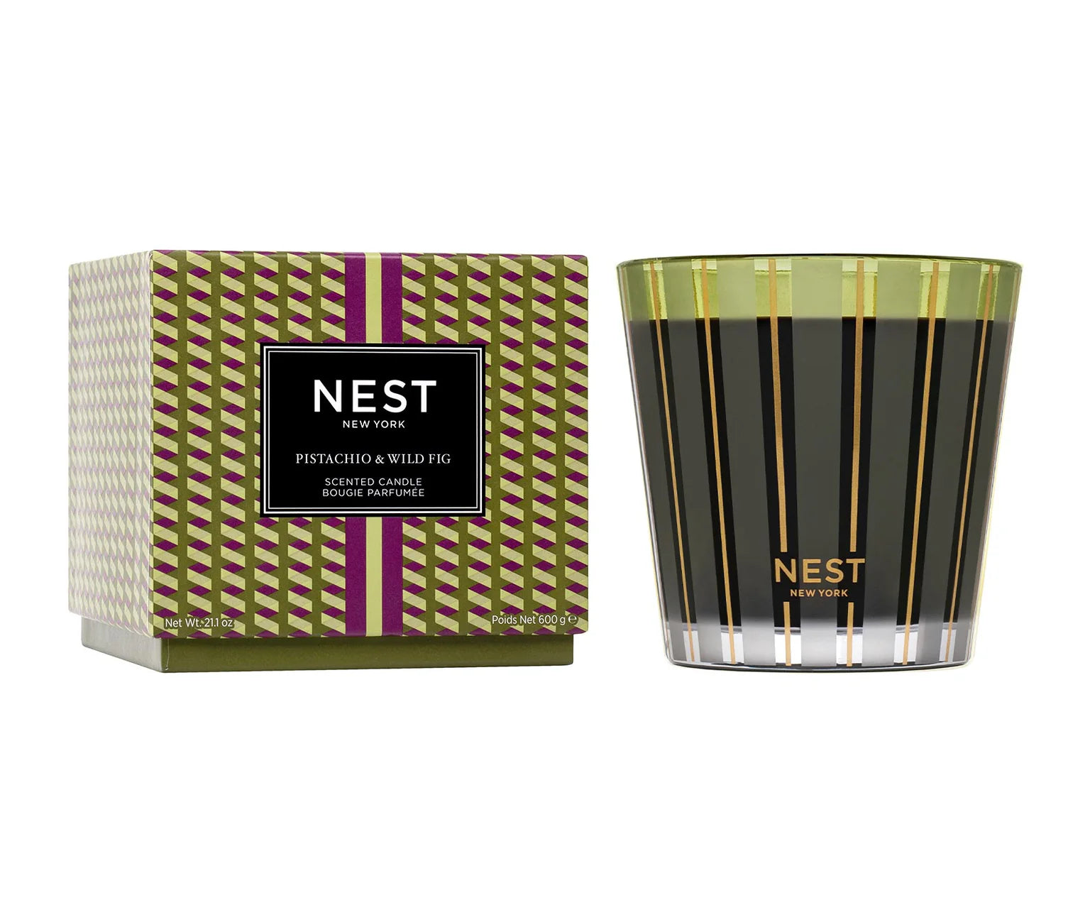 Pistachio & Wild Fig 3-Wick Candle