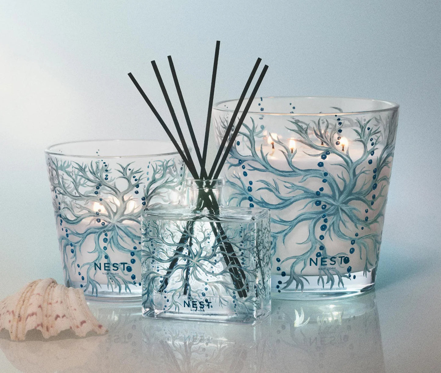 Ocean Mist & Sea Salt Decorative 3-Wick Candle