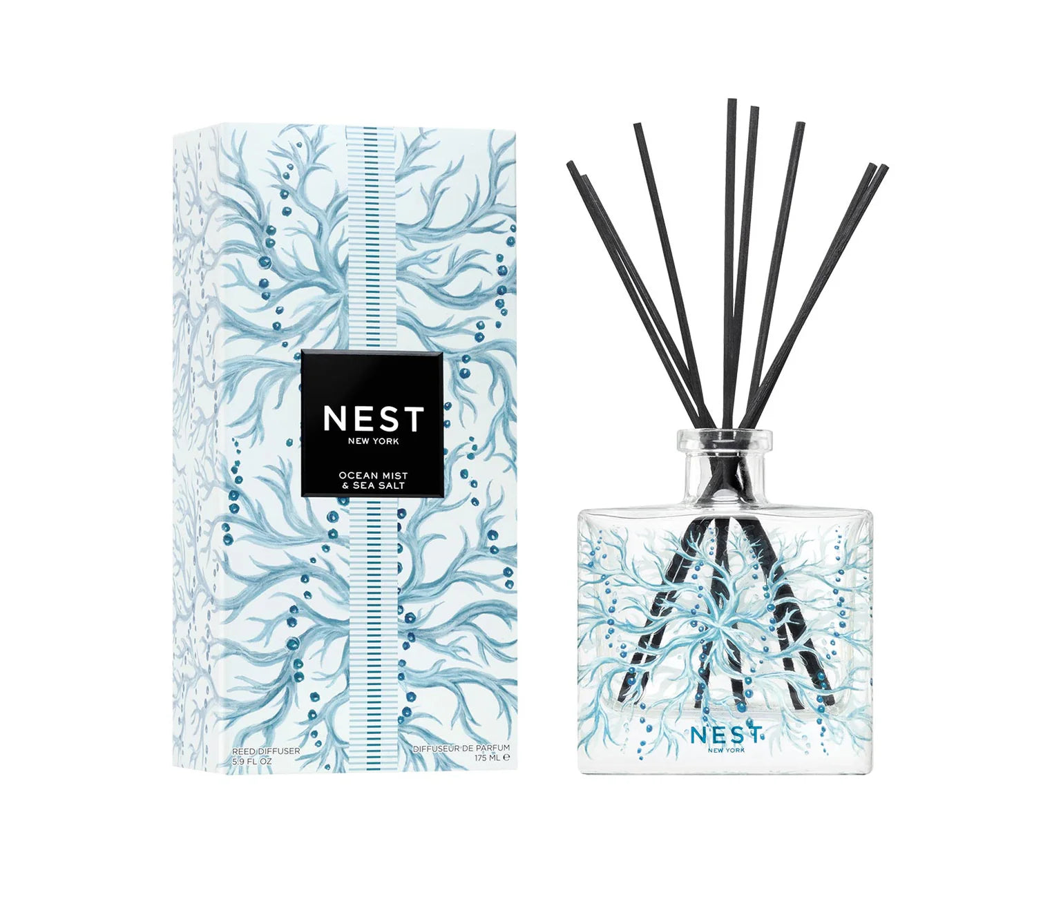 Ocean Mist & Sea Salt Decorative Reed Diffuser – House Of Moseley
