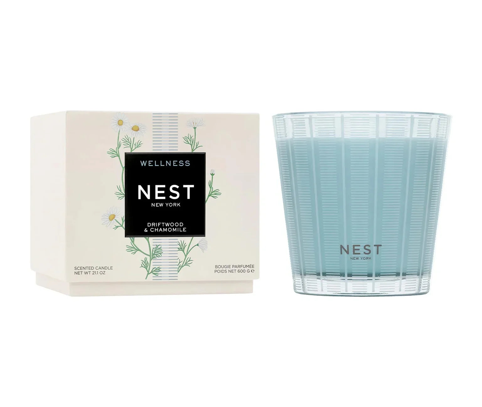 Driftwood & Chamomile 3 Wick Candle
