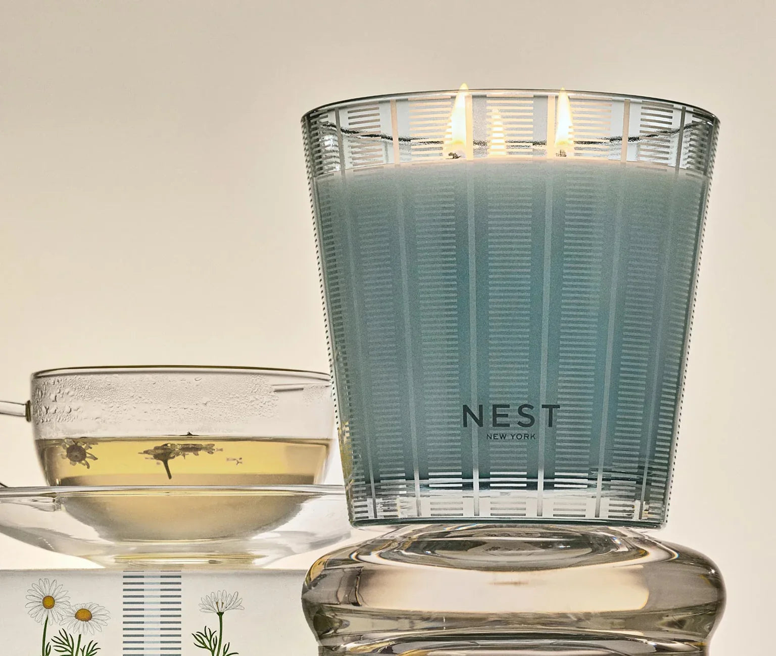 Driftwood & Chamomile 3 Wick Candle