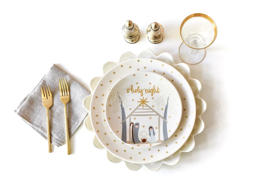 O Holy Night Salad Plate