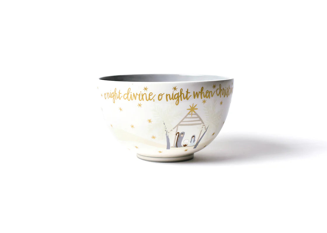 O Holy Night Footed Bowl