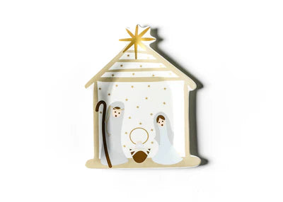 Nativity Shaped Platter