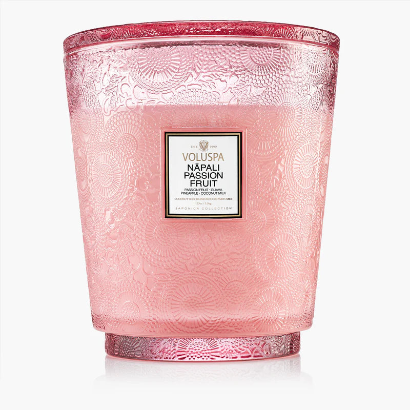 Nāpali Passion Fruit 5 Wick Hearth Candle