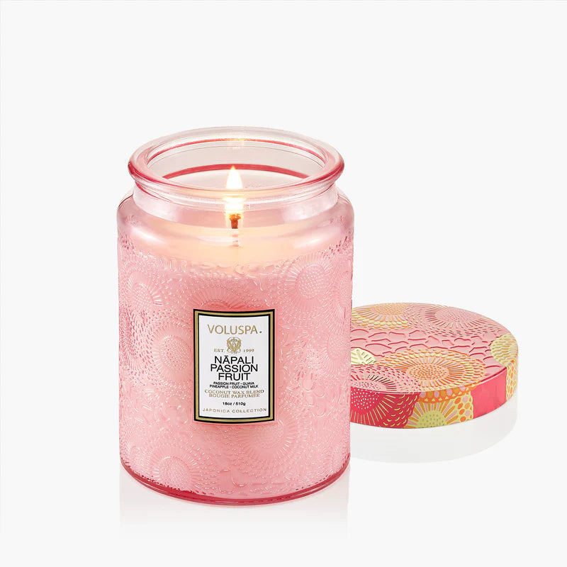Nāpali Passion Fruit Large Jar Candle
