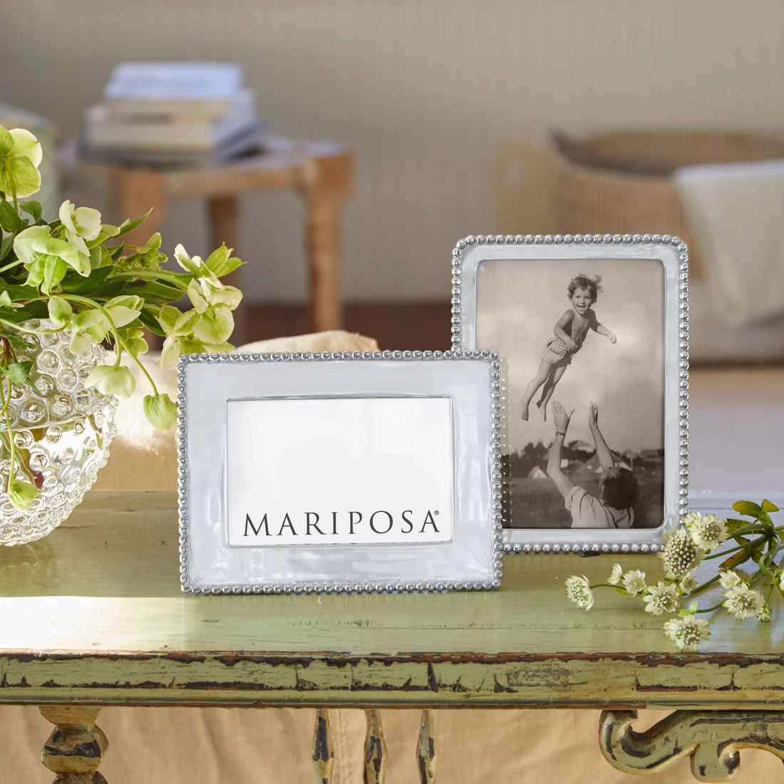 Beaded 4x6 Engraveable Frame