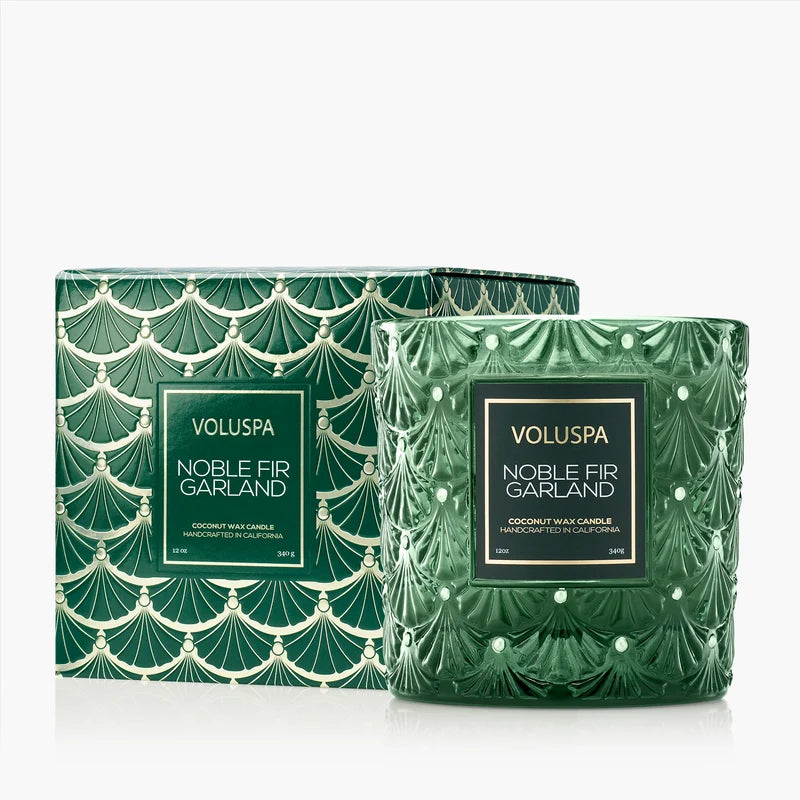Noble Fir Garland Luxe Classic Candle
