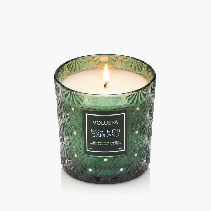 Noble Fir Garland Luxe Classic Candle
