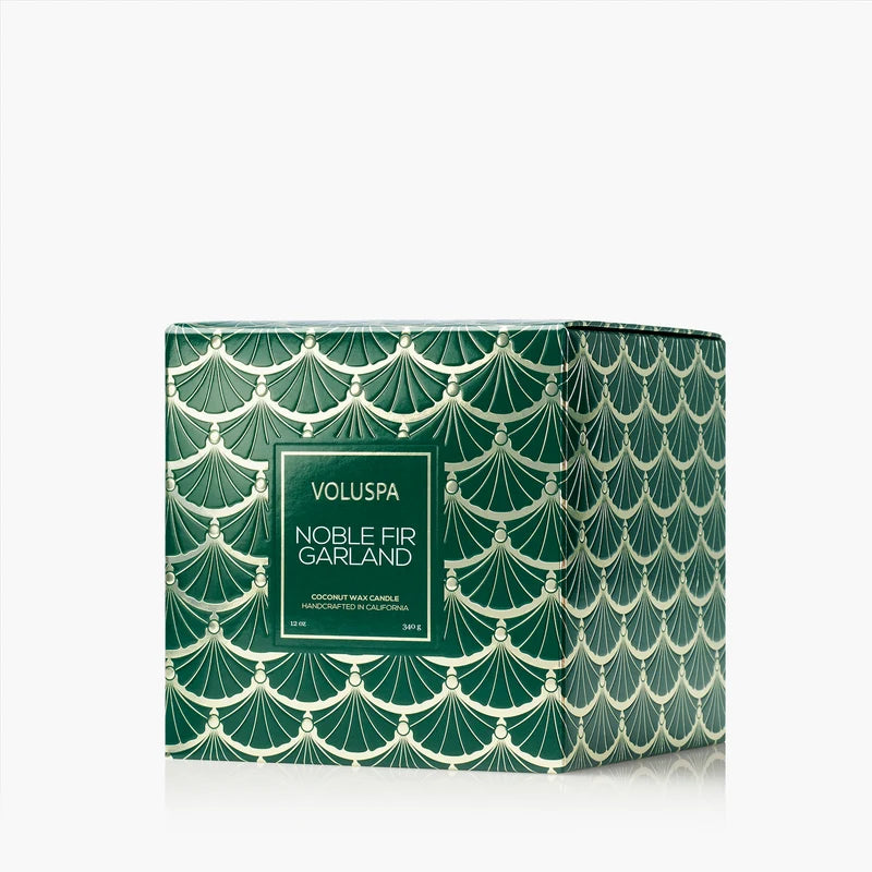 Noble Fir Garland Luxe Classic Candle