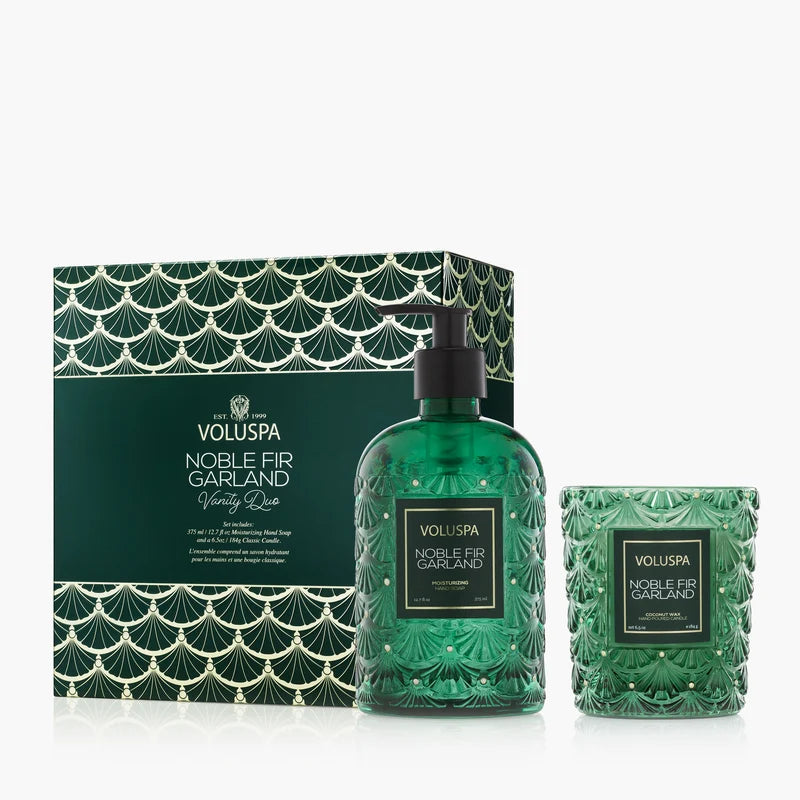 Noble Fir Garland Vanity Duo Gift Set