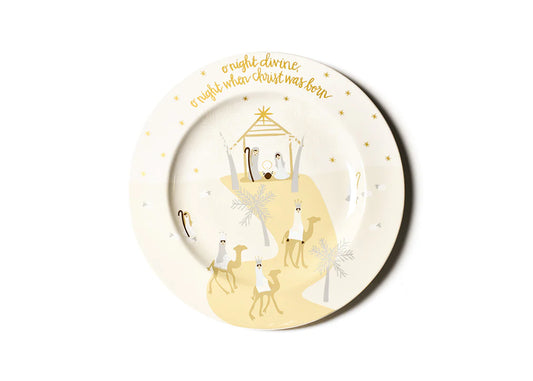O Holy Night Round Platter