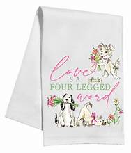 Love Is a Four-Legged Word Pink Tail Waggers