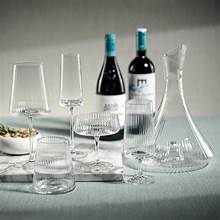 Bandol Fluted Textured Stemless Wine Glass
