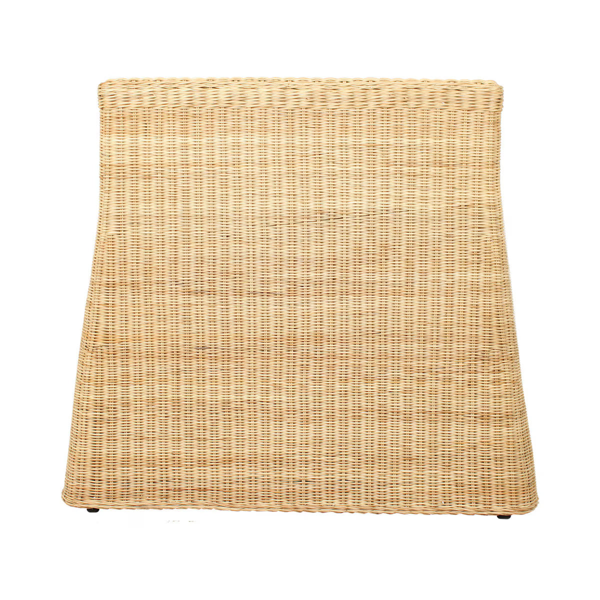 Bonnie Rattan Scalloped Console Table, Natural