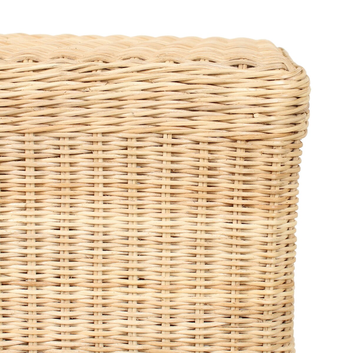 Bonnie Rattan Scalloped Console Table, Natural