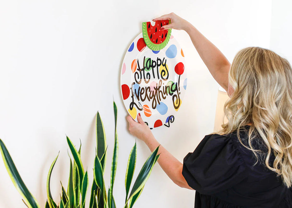 Black Swirl Big Plate Stand