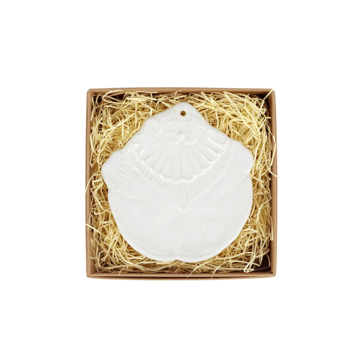 Pietra Natale Figural Santa Ornament