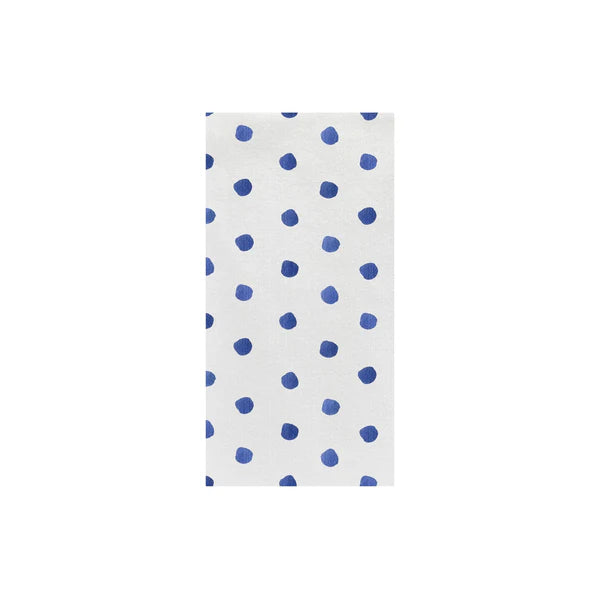 Papersoft Napkins Blue Dot Guest Towels
