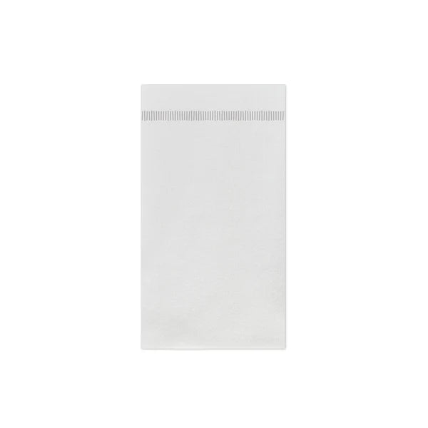Papersoft Napkins Fringe Light Gray Guest Towels