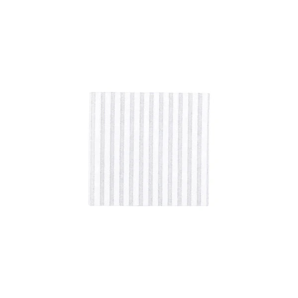 Papersoft Napkins Capri Light Gray Cocktail Napkins