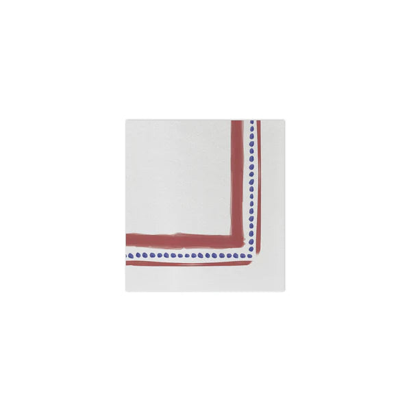 Papersoft Napkins Campagna Red Cocktail Napkins