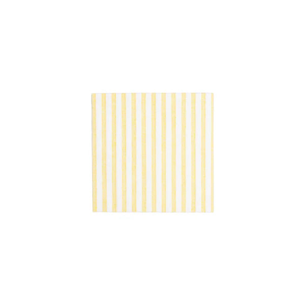 Papersoft Napkins Capri Yellow Cocktail Napkins