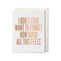 Don't Ever Forget Card