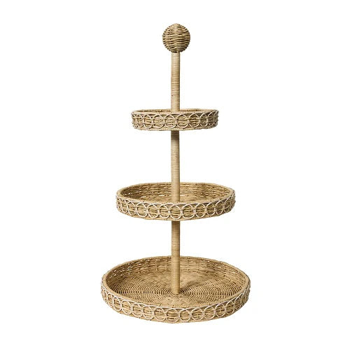 Provence Rattan 3-Tier Shelving Unit