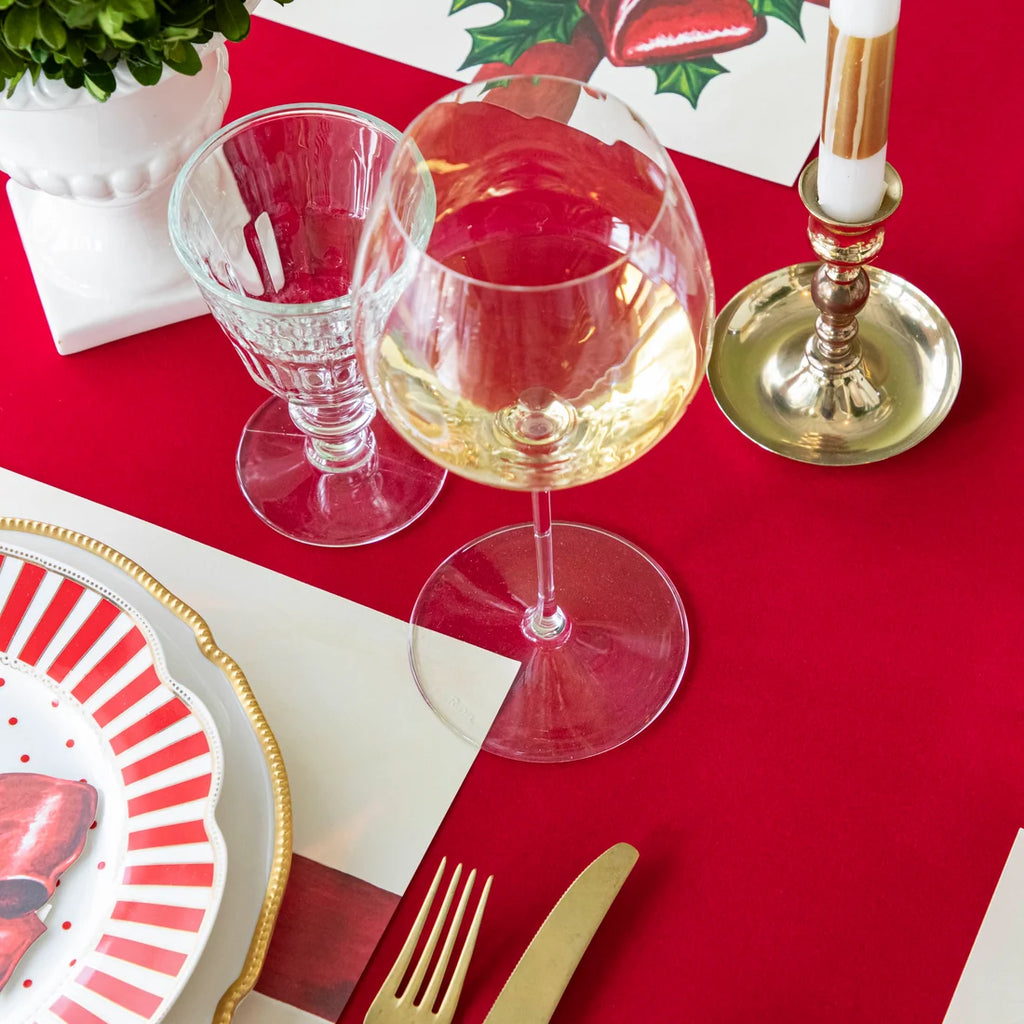 Red Flocked Runner