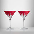 New Year Firework 2026 Red Martini, Set of 2