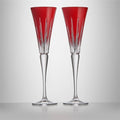 New Year Firework 2026 Red Flutes, Set of 2