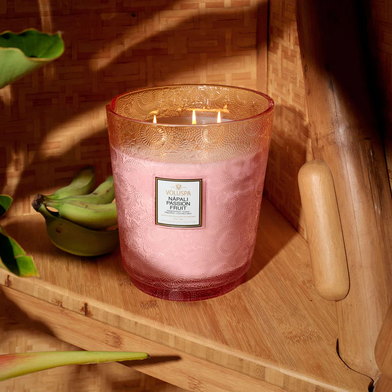 Nāpali Passion Fruit 5 Wick Hearth Candle
