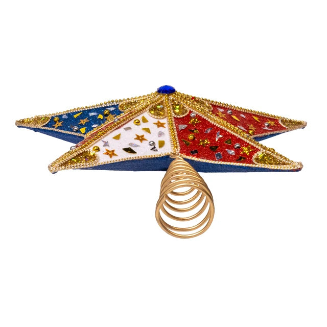 Red, White & Blue Star Tree Topper