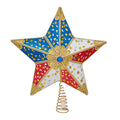 Red, White & Blue Star Tree Topper