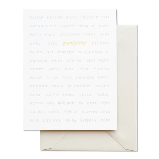 Grandfather Card