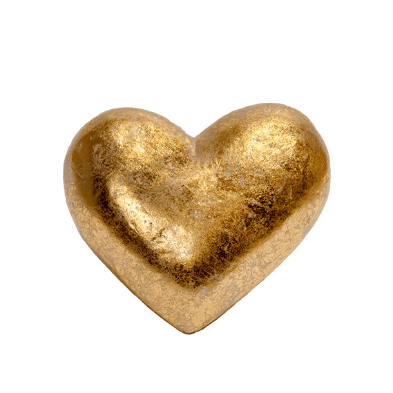 4.5" Capiz Heart (Gold)